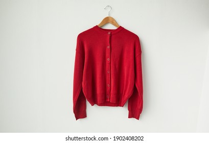 Red Jacket Isolated On White Background