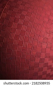 Red Kickball Dodgeball Sports Ball Inflatable Textured Grip Generic Athletic Rubber Gym Ball With Weave Texture. Wall Ball Used For Common Recreational Sports Games And Gym Class. Texture.