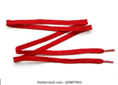 The red laces from the shoes - Shutterstock ID 620897810