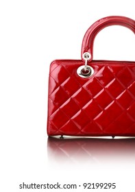 Red Ladies Handbag, Fashion Photo