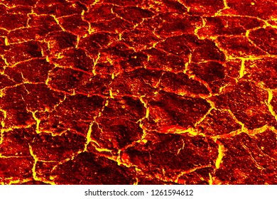 Red Lava Texture Background