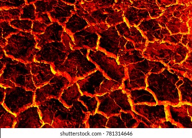 Red Lava Texture Background