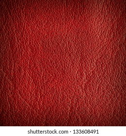 Red Leather Background