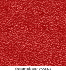 Red Leather Seamless Pattern.