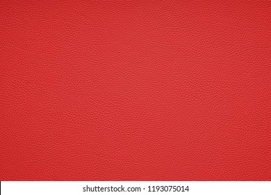 Red Leather Texture Background, Faux Leather Pattern