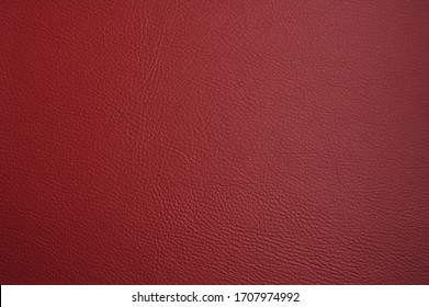 Red Leather Texture Closeup Grunge Background. Country Western Background, Cowboy Rawhide Design, Abstract Pattern