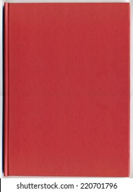 Red Leatherette Book Or Thesis Binding Useful As A Background