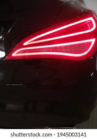 Red led car headlight rear light