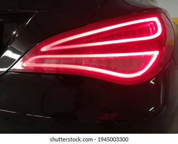 Red led car headlight rear light
