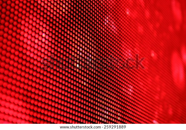 Red Led Screen Background Close Stock Photo 259291889 | Shutterstock