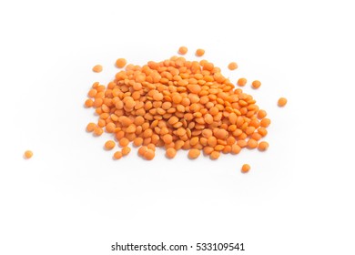 Red Lentil Isolated. Libanese