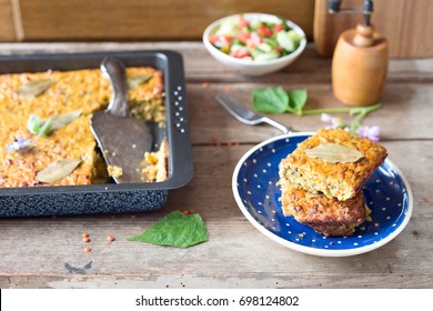 Red Lentil Loaf.