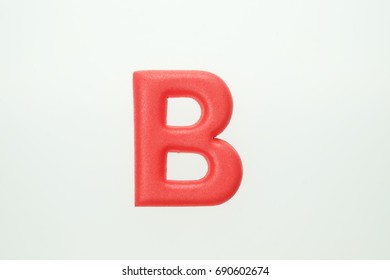 「3d Red Letter B Isolated White」のイラスト素材 1461103682 | Shutterstock