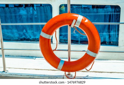 Red Lifebuoy On Ship Railing Stock Photo 1476976829 | Shutterstock