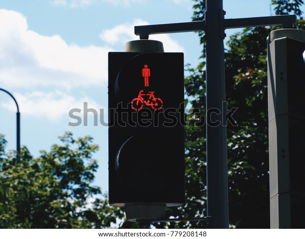 Red light for\
bike