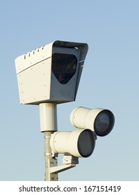 Red Light Camera Closeup