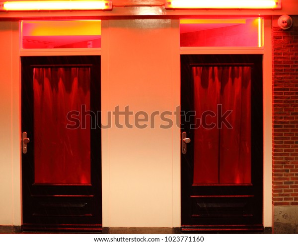 Red Light District Amsterdam City Center Stock Photo Edit Now