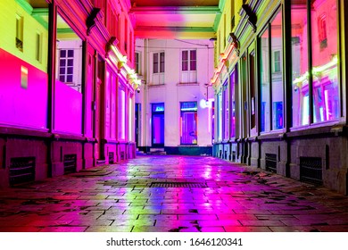 Neon Alleyway Hd Stock Images Shutterstock