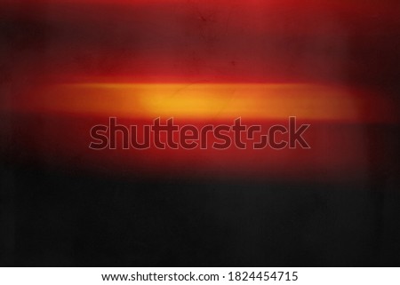 Red light effect on old black background. Abstract image. 90s