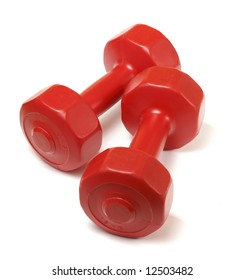 Red Light Plastic Dumbells