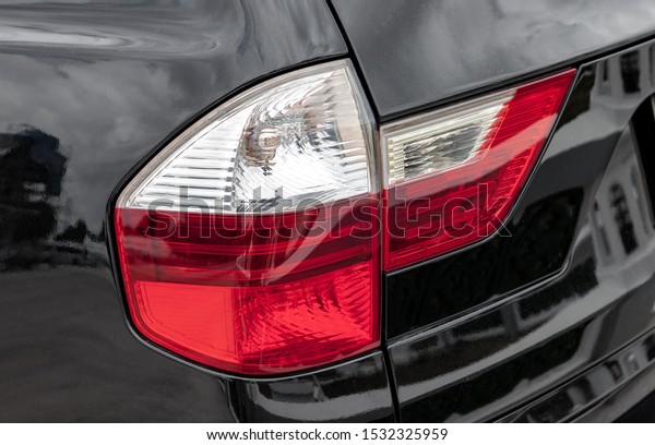Red light\
system technology for car, Car tail\
lamp.