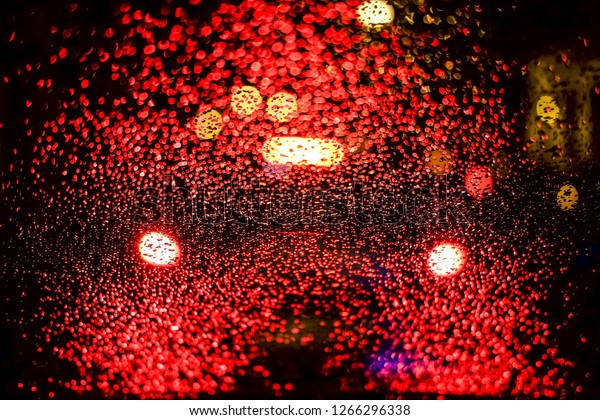 red lights-car stop\
lights