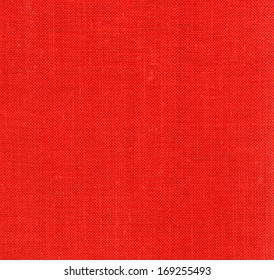 Red Linen Fabric - Background