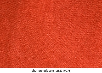 Red Linen Surface