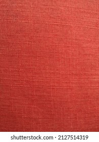 Red Linen Texture For Background