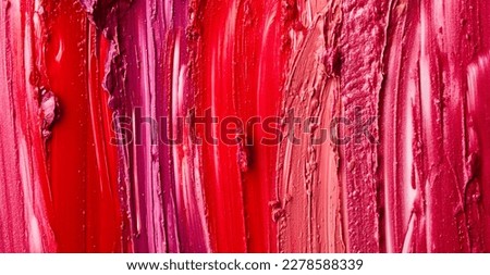 Red lipstick smudged texture background