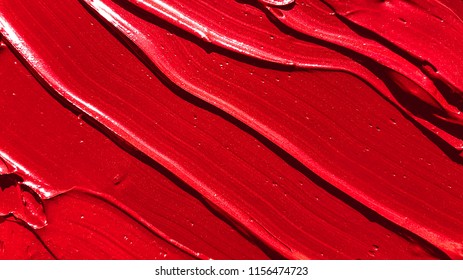 Red Lipstick Texture Background.