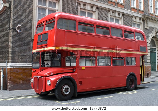 Red London Bus Stock Photo (Edit Now) 15778972