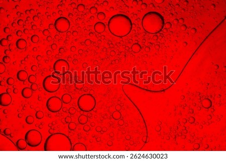Red macro bubble texture,Macro red bubble texture close-up,red macro bubbles,Backgrounds, Abstract Backgrounds, Soda, Red, Carbonated,Beauty concept background. 