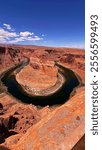 The red  majestic Horseshoe bend 