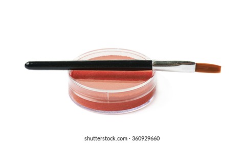 Red Makeup Kit Isolated