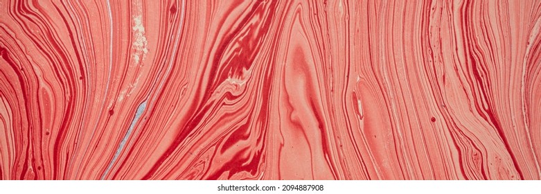 red marbled  paper made from recycled jute fiber, abstract background