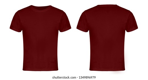 Download T Shirt Template Maroon Images, Stock Photos & Vectors ...