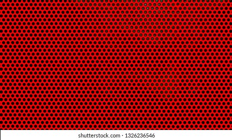 Red metal or steel mesh screen background seamless and texture