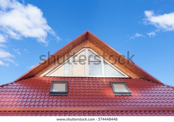 Red Metal Tiled Roof New Dormers Buildings Landmarks Industrial