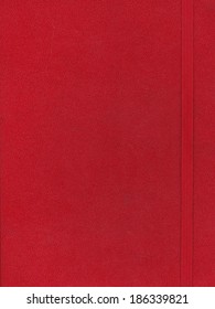 Red Moleskin Cover, Vertical