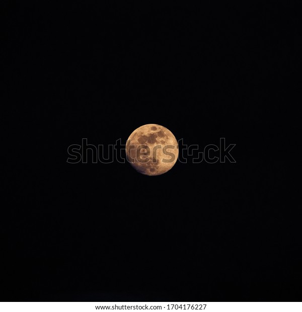 Red Moon on the dark\
night