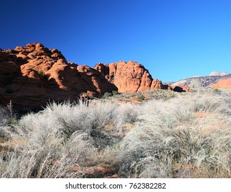 Red Mountain Area In St. George, Ut