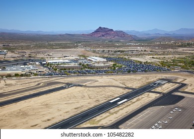 Red Mountain From Falcon Field In Mesa, Arizona