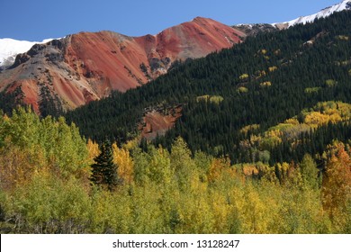 Red Mountain From Red Mountain Pass Colorado