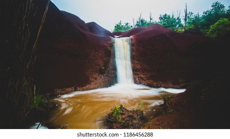 Red Mud Waterfall - Vintage - Kauai