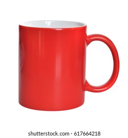 Red Mug Isolated