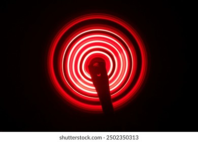 red neon light circle blur. red neon. - Powered by Shutterstock - Get 15% off with code: PIKWIZARD15