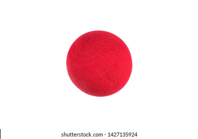 Red Nose Day, Red Clown Nose On White Background