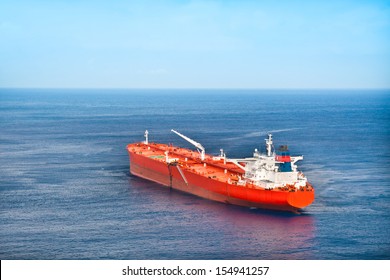 Red Oil Tanker.