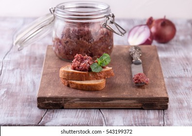 Red Onion Chutney In A Jar